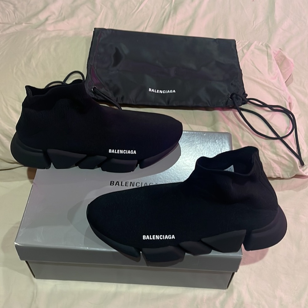 MEN'S SPEED SNEAKER IN BLACK - Picture 4 of 7